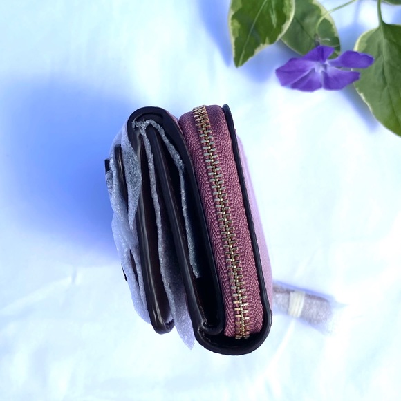 Coach Small Trifold Wallet With Butterfly Applique - Picture 5 of 8